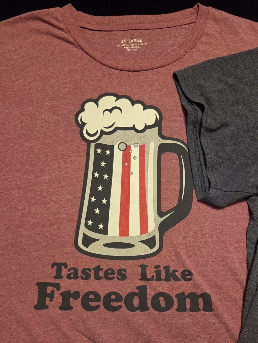 Lot of 2 American Celebration July 4th Graphic Tees Men's 2XL - Picture 2 of 4